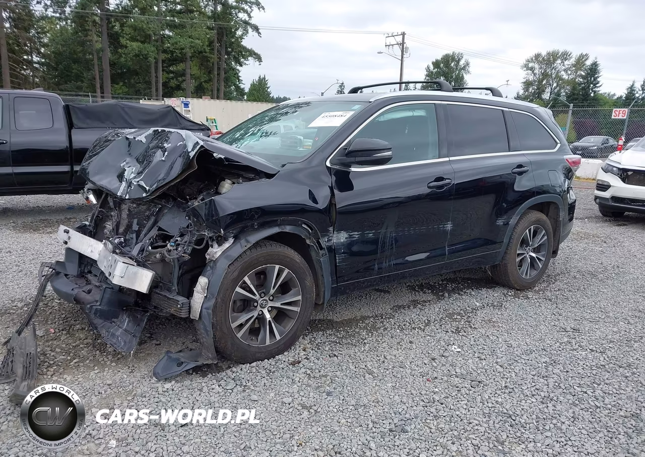 2016 Toyota Highlander Xle V6 VIN:5TDJKRFH0GS311273 - 2