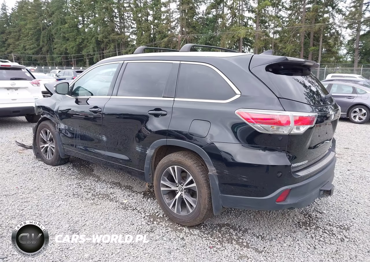 2016 Toyota Highlander Xle V6 VIN:5TDJKRFH0GS311273 - 3
