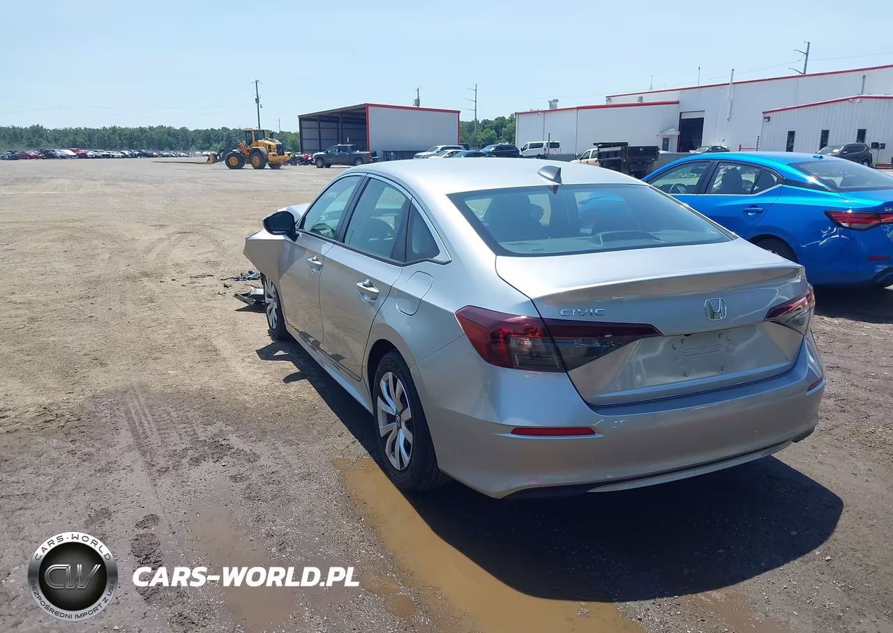 2025 Honda Civic Lx VIN:2HGFE2F26SH599356 - 3
