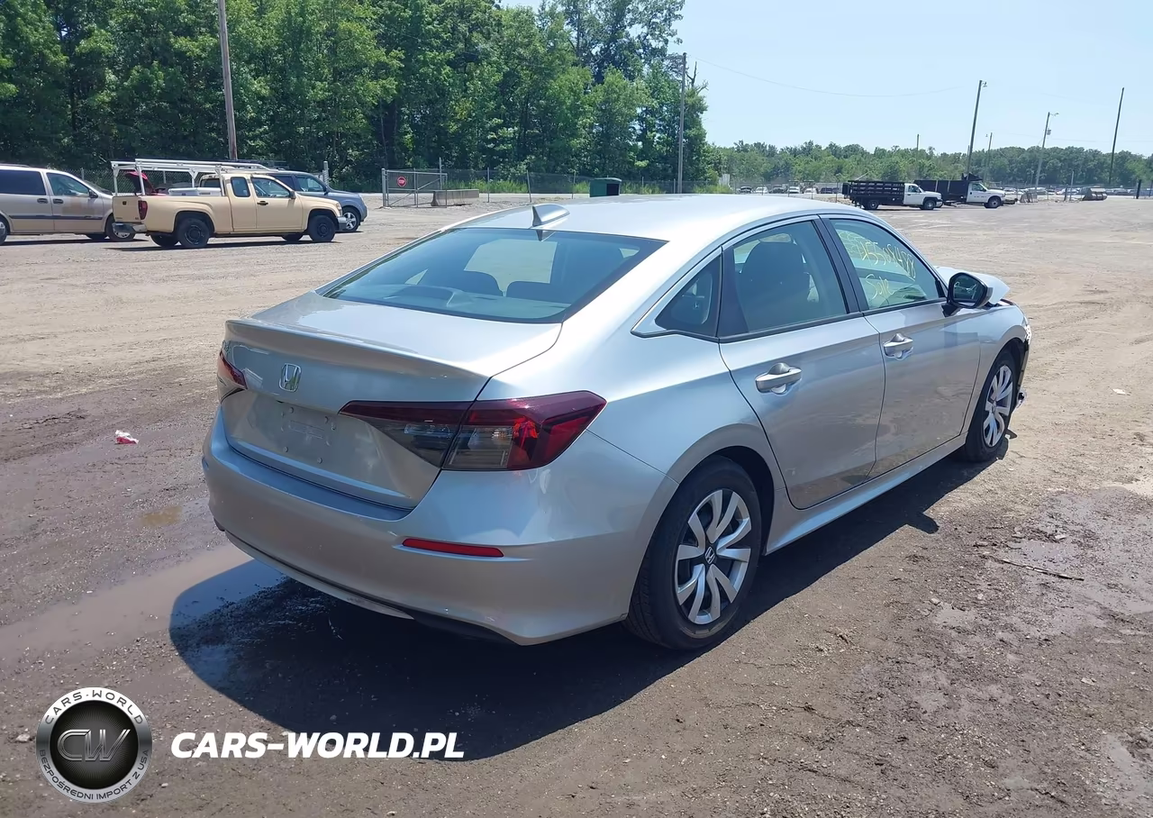 2025 Honda Civic Lx VIN:2HGFE2F26SH599356 - 4