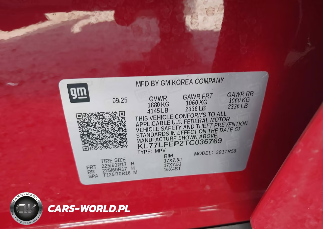 2026 Chevrolet Trax Fwd Ls VIN:KL77LFEP2TC036769 - 9