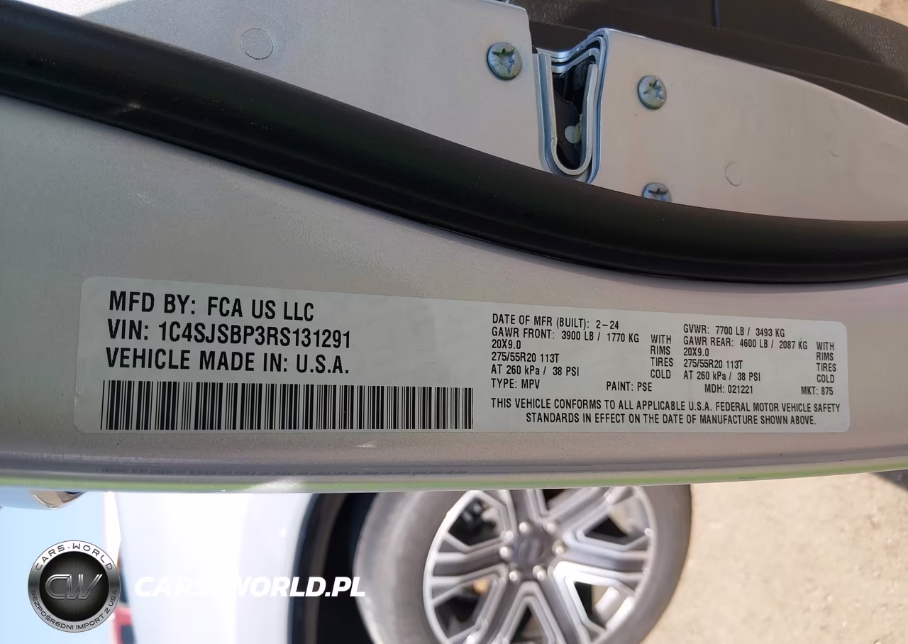 2024 Jeep Wagoneer L Series Ii 4X4 VIN:1C4SJSBP3RS131291 - 9