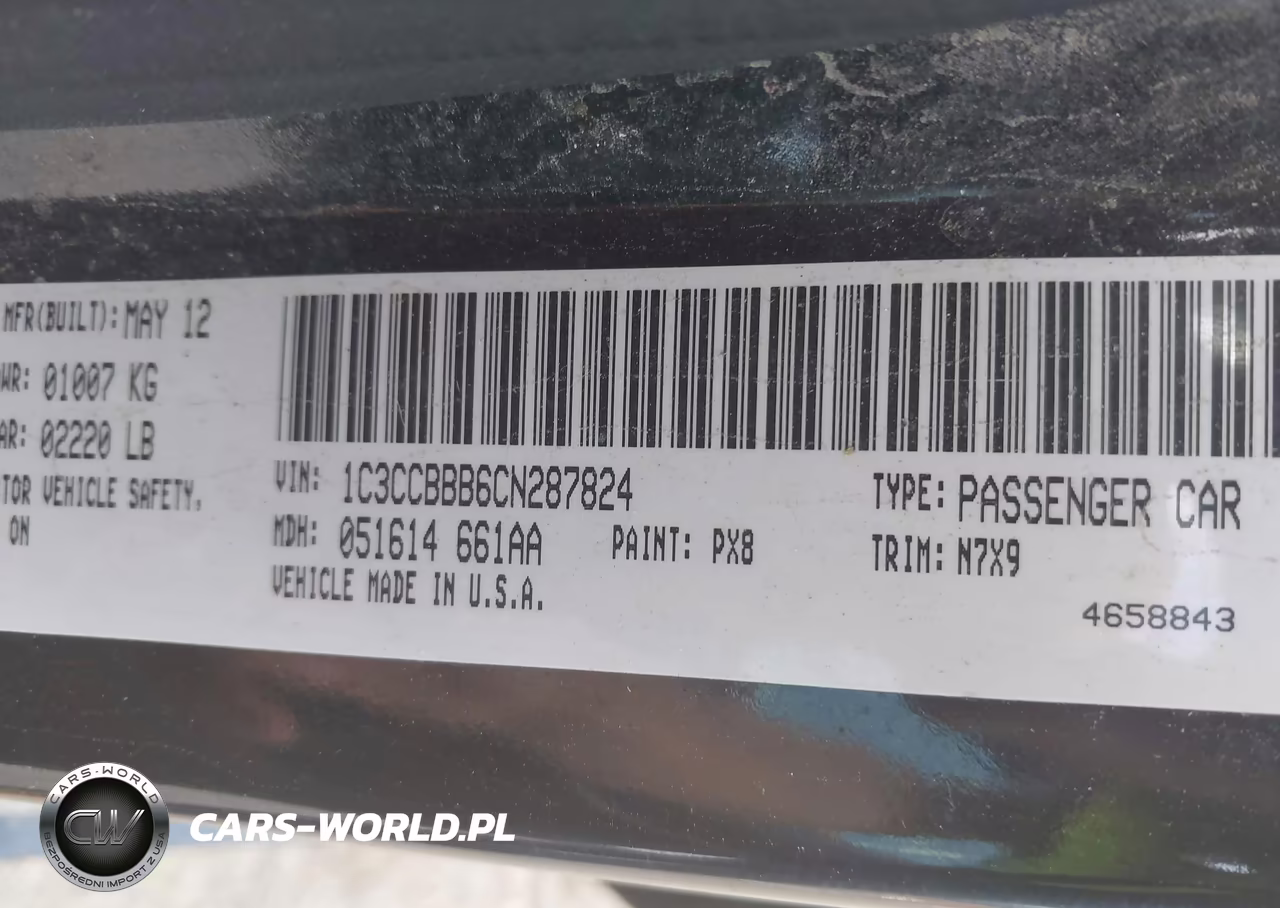 2012 Chrysler 200 Touring VIN:1C3CCBBB6CN287824 - 9