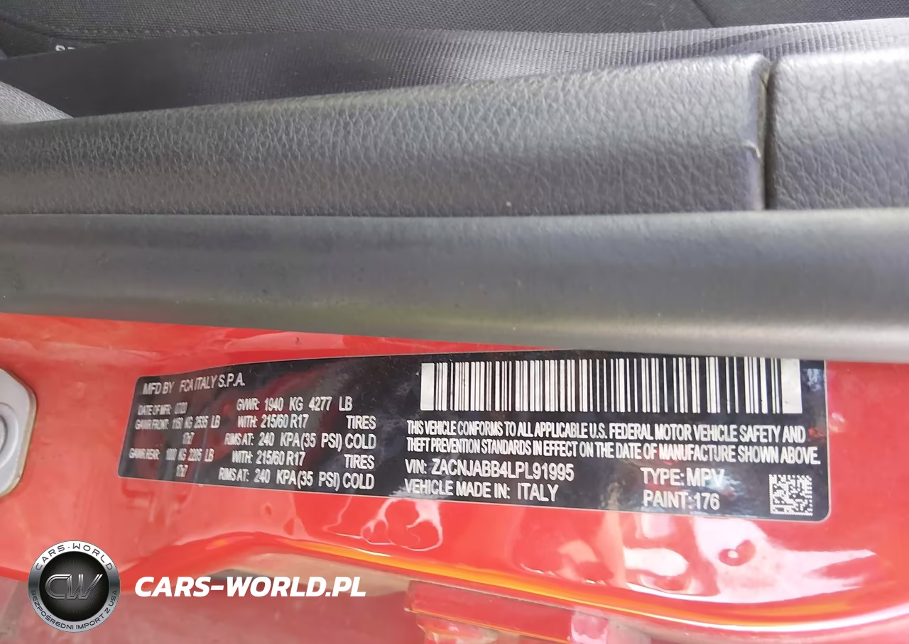 2020 Jeep Renegade Latitude Fwd VIN:ZACNJABB4LPL91995 - 9