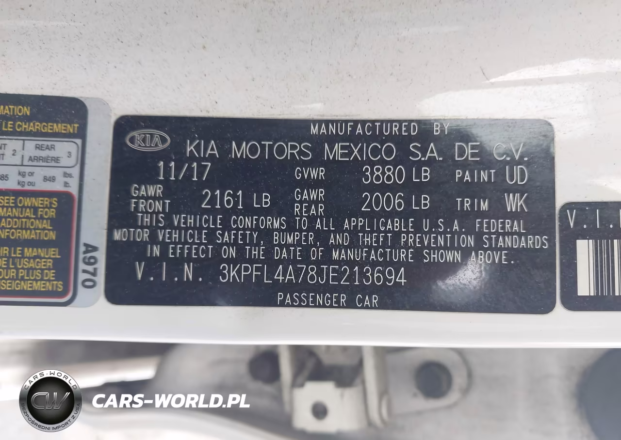 2018 Kia Forte S VIN:3KPFL4A78JE213694 - 9
