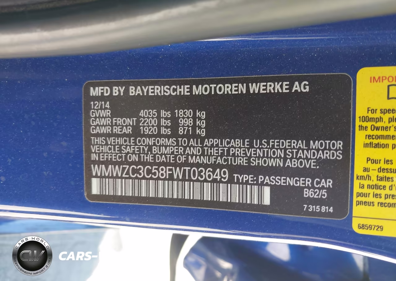2015 Mini Countryman Cooper S VIN:WMWZC3C58FWT03649 - 9