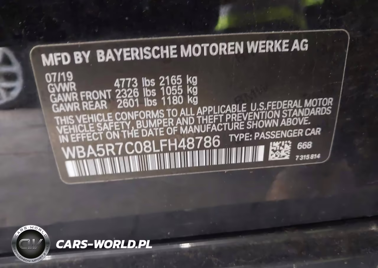2020 BMW 330I xDrive VIN:WBA5R7C08LFH48786 - 9