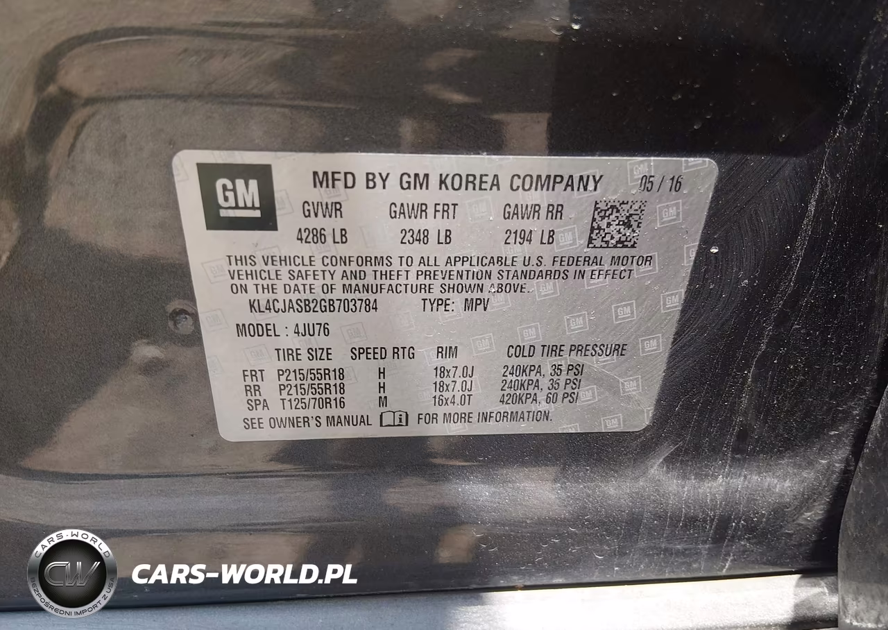 2016 Buick Encore VIN:KL4CJASB2GB703784 - 9