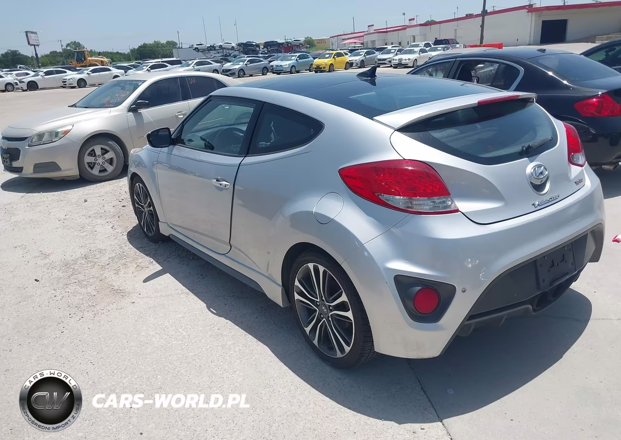2016 Hyundai Veloster Turbo VIN:KMHTC6AE4GU257131 - 3