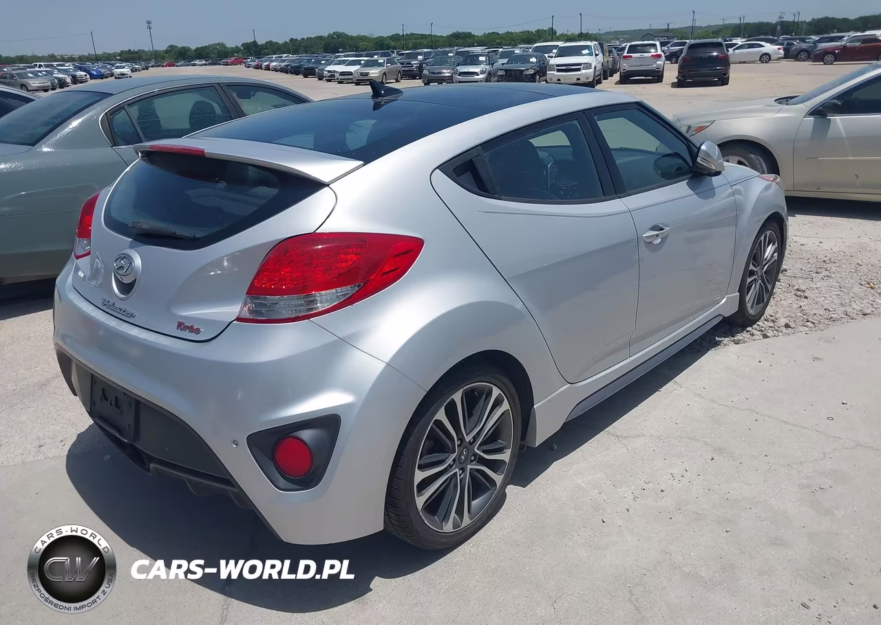 2016 Hyundai Veloster Turbo VIN:KMHTC6AE4GU257131 - 4