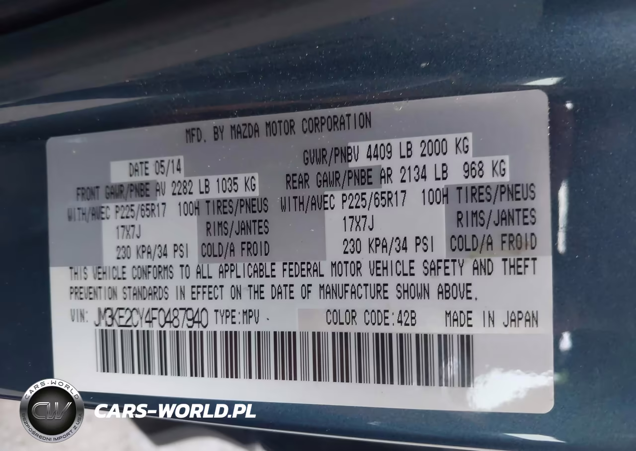 2015 Mazda Cx-5 Touring VIN:JM3KE2CY4F0487940 - 9