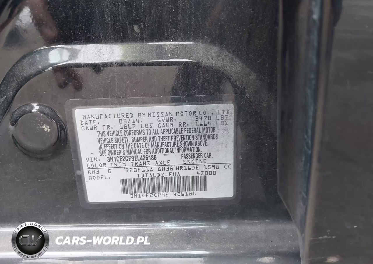 2014 Nissan Versa Note Sv VIN:3N1CE2CP9EL426186 - 9