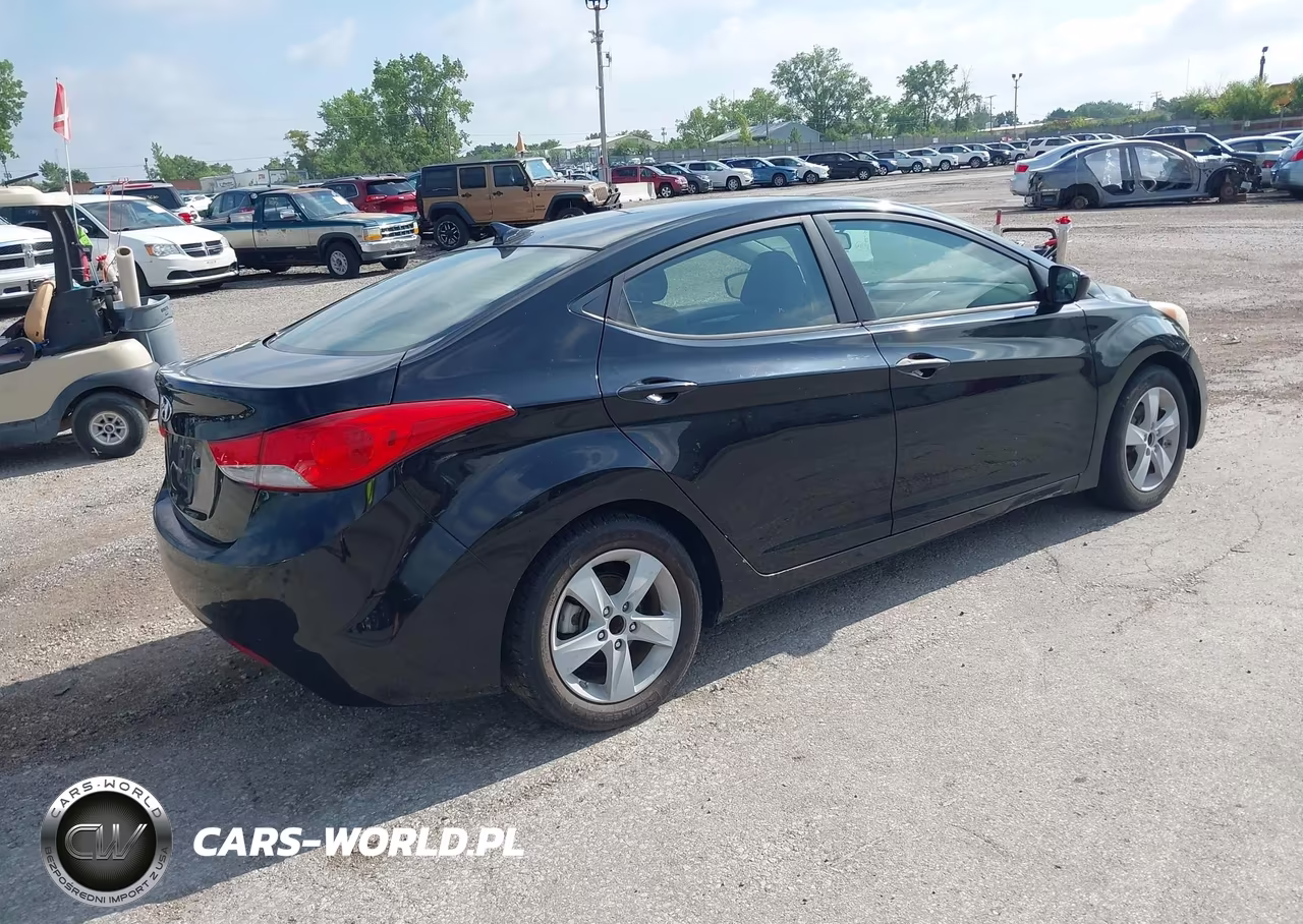 2012 Hyundai Elantra Gls (Ulsan Plant) VIN:KMHDH4AE3CU301382 - 4
