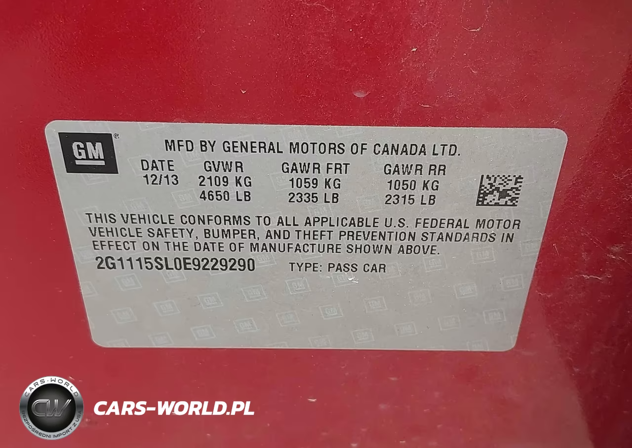 2014 Chevrolet Impala 1Lt VIN:2G1115SL0E9229290 - 9