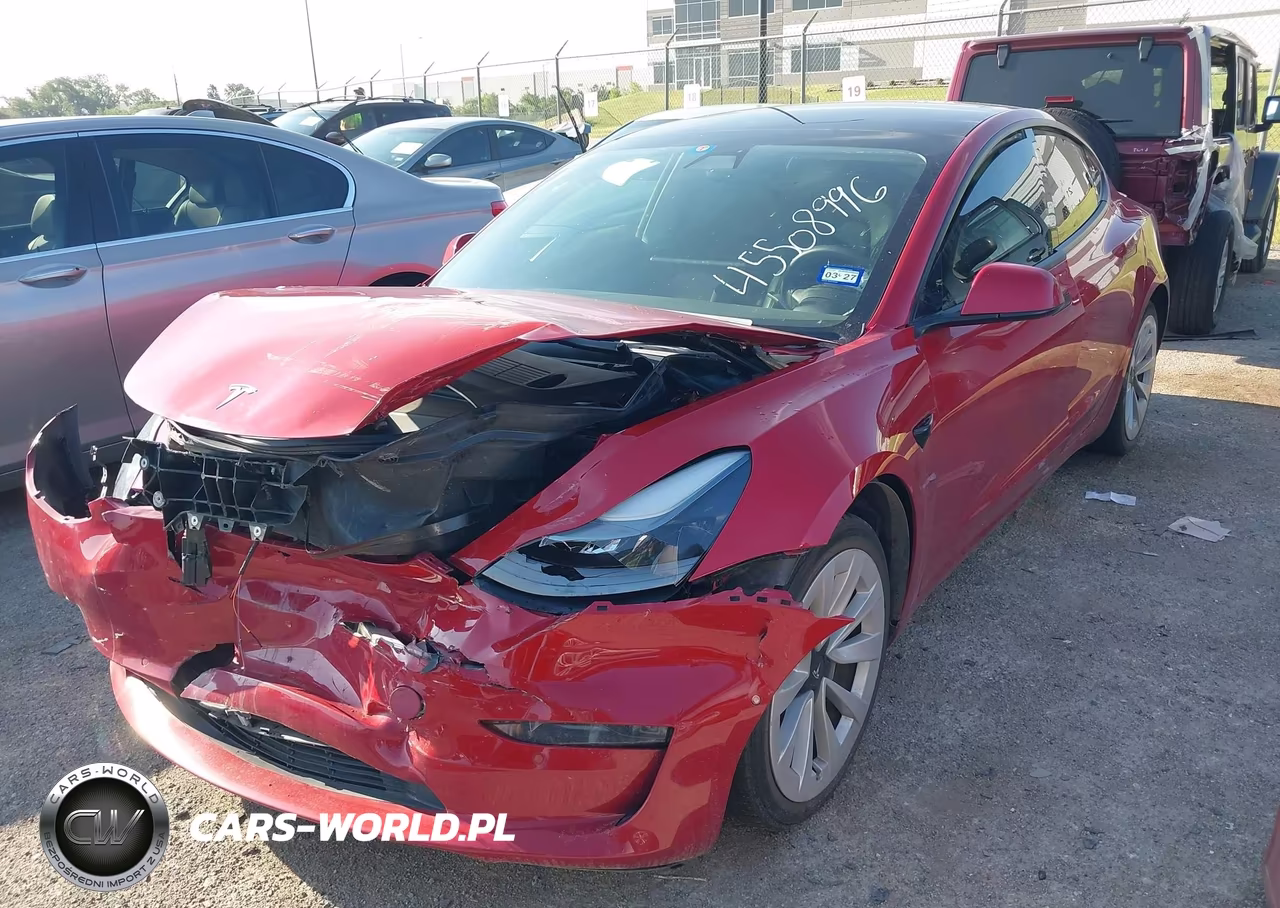 2021 Tesla Model 3 Standard Range Plus Rear-Wheel Drive VIN:5YJ3E1EA5MF998448 - 2