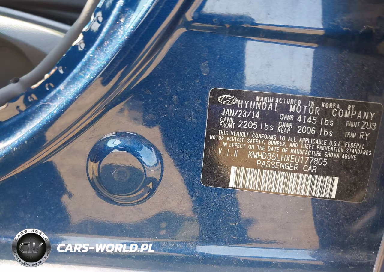 2014 Hyundai Elantra Gt VIN:KMHD35LHXEU177805 - 9