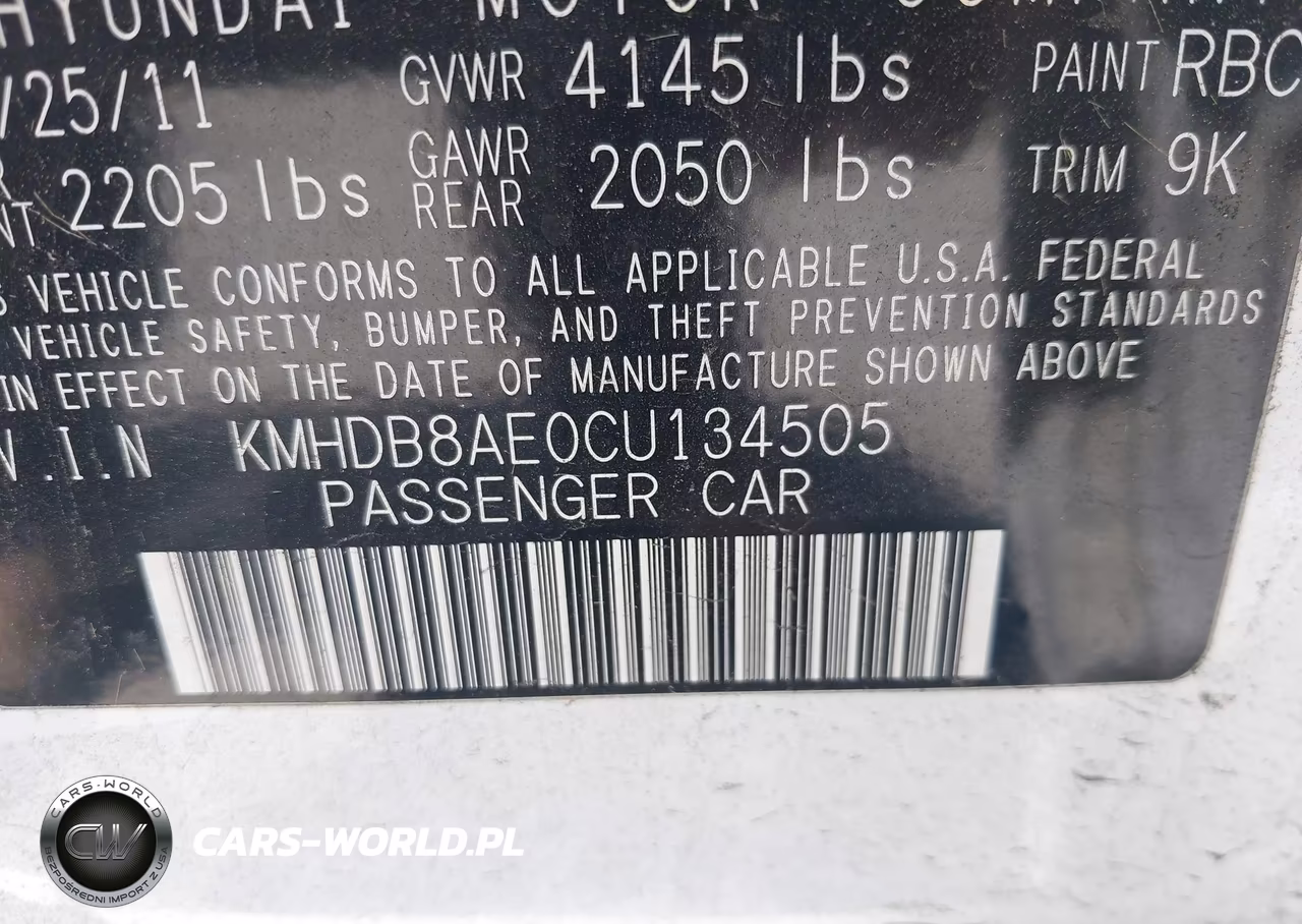 2012 Hyundai Elantra Touring Gls VIN:KMHDB8AE0CU134505 - 9
