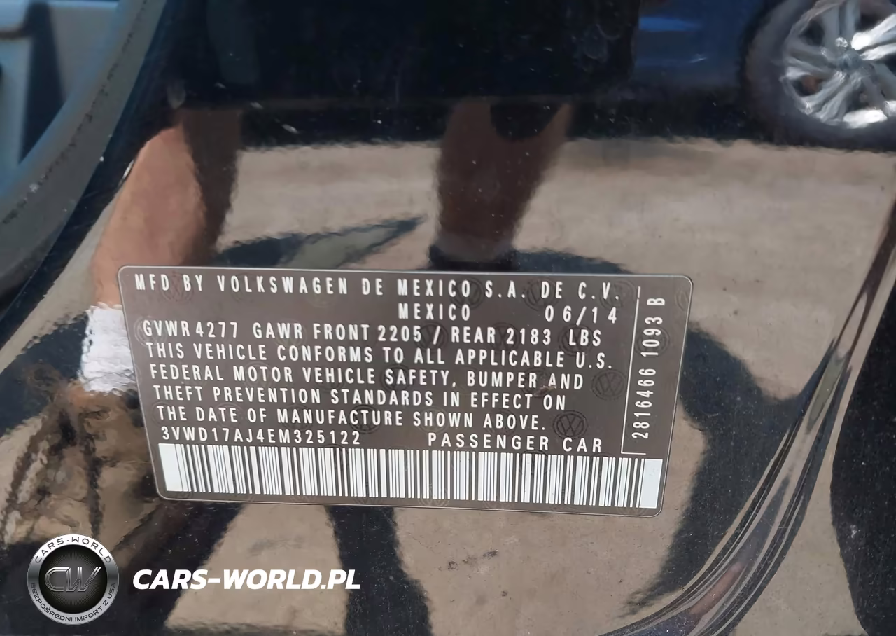 2014 Volkswagen Jetta 1.8T Se VIN:3VWD17AJ4EM325122 - 9