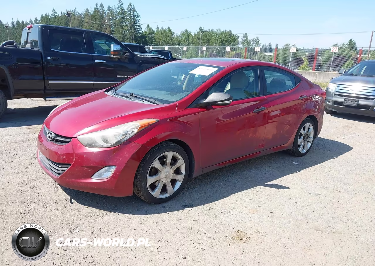 2012 Hyundai Elantra Limited (Ulsan Plant) VIN:KMHDH4AE5CU443345 - 2