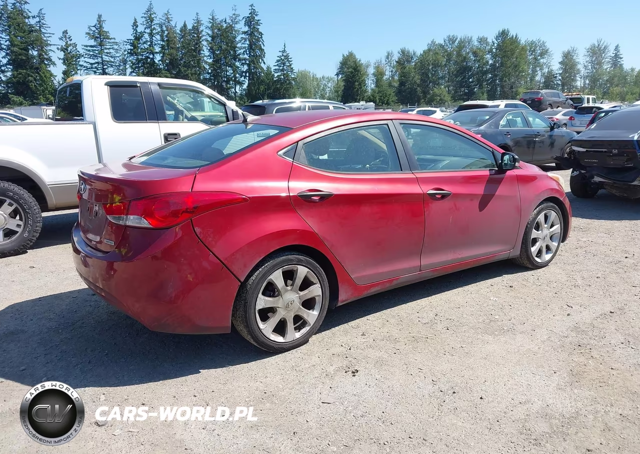 2012 Hyundai Elantra Limited (Ulsan Plant) VIN:KMHDH4AE5CU443345 - 4