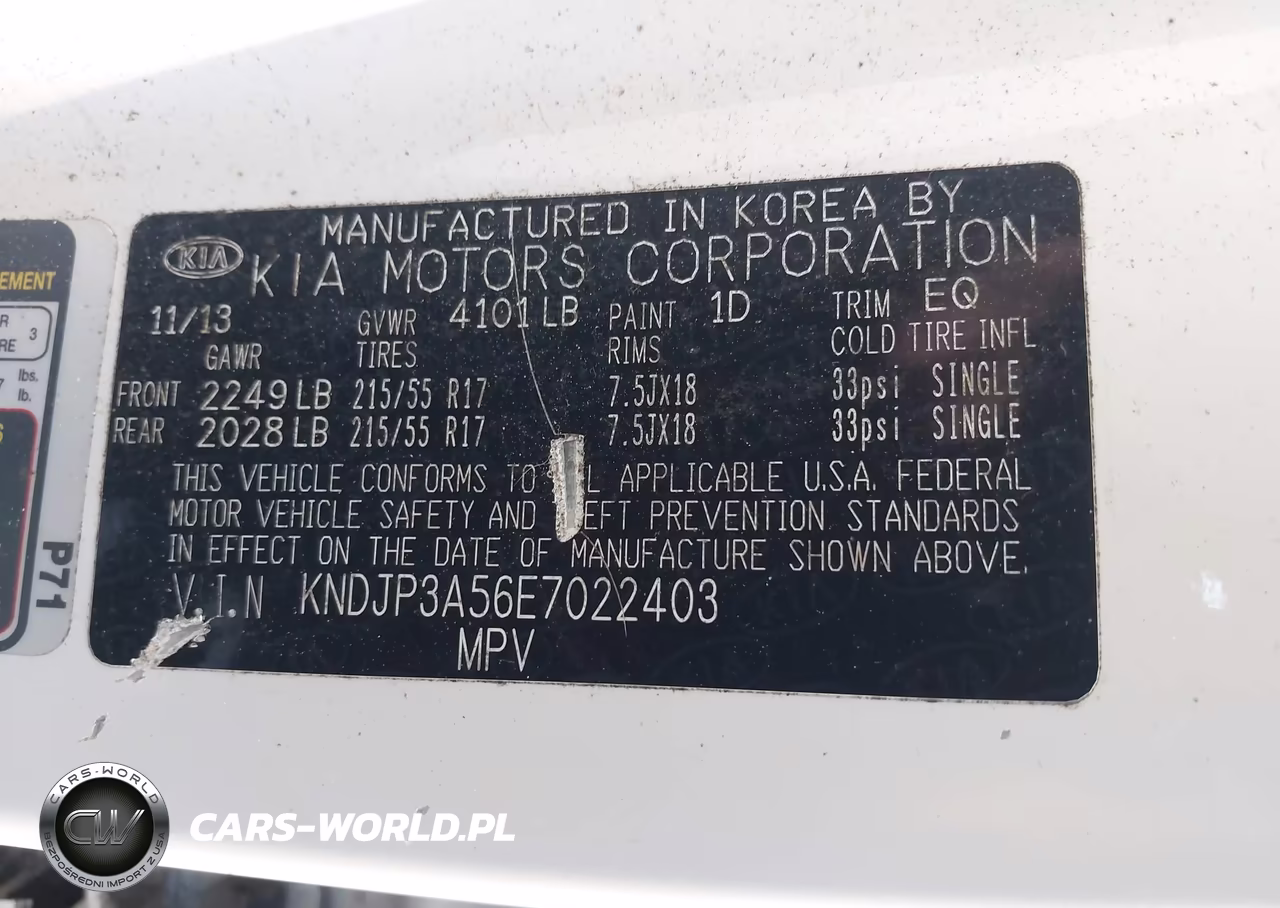 2014 Kia Soul + VIN:KNDJP3A56E7022403 - 9