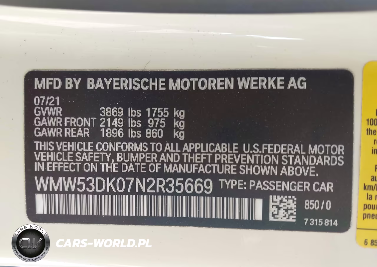 2022 Mini Hardtop Cooper S VIN:WMW53DK07N2R35669 - 9