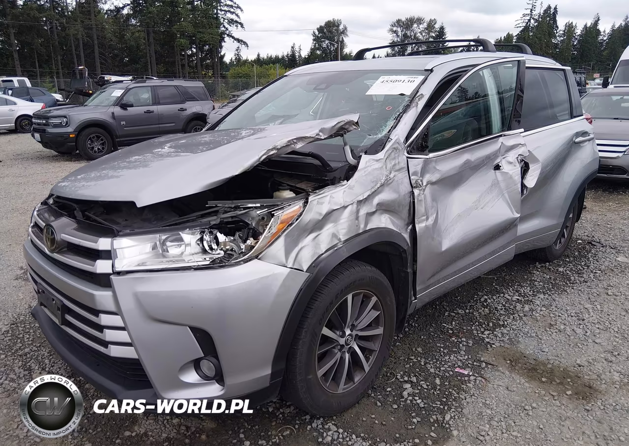 2018 Toyota Highlander Xle VIN:5TDJZRFH6JS524506 - 2