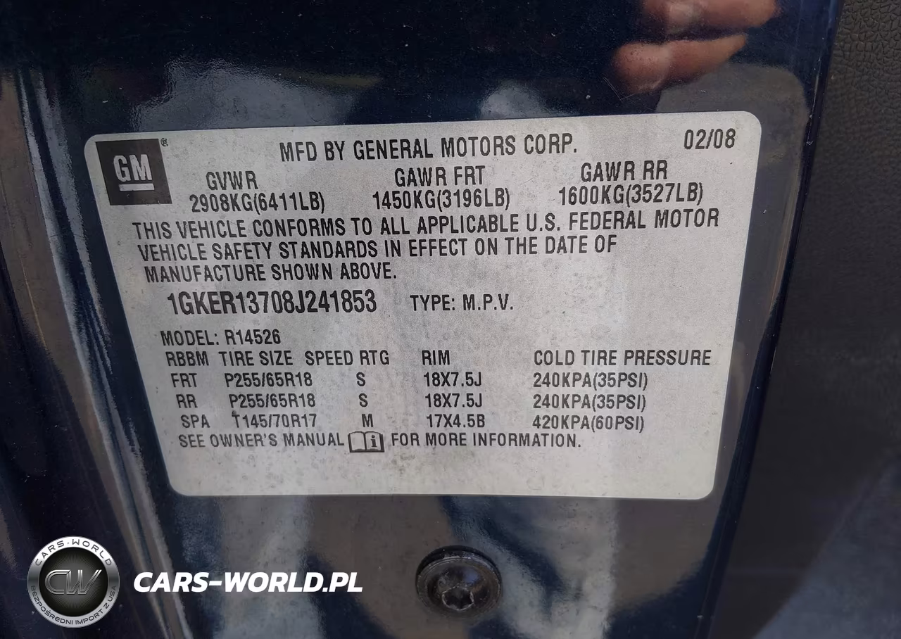 2008 GMC Acadia Sle-1 VIN:1GKER13708J241853 - 9