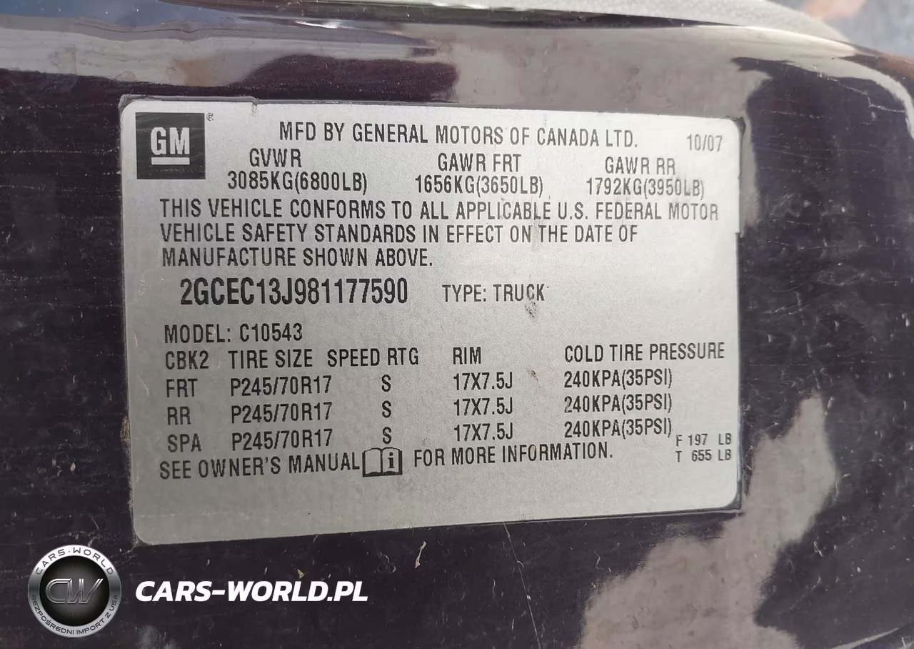 2008 Chevrolet Silverado 1500 Lt1 VIN:2GCEC13J981177590 - 9