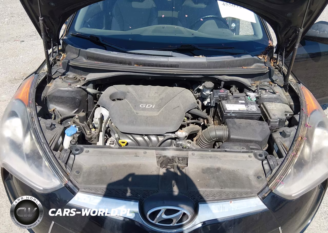 2014 Hyundai Veloster Base W-Gray VIN:KMHTC6AD6EU184526 - 10