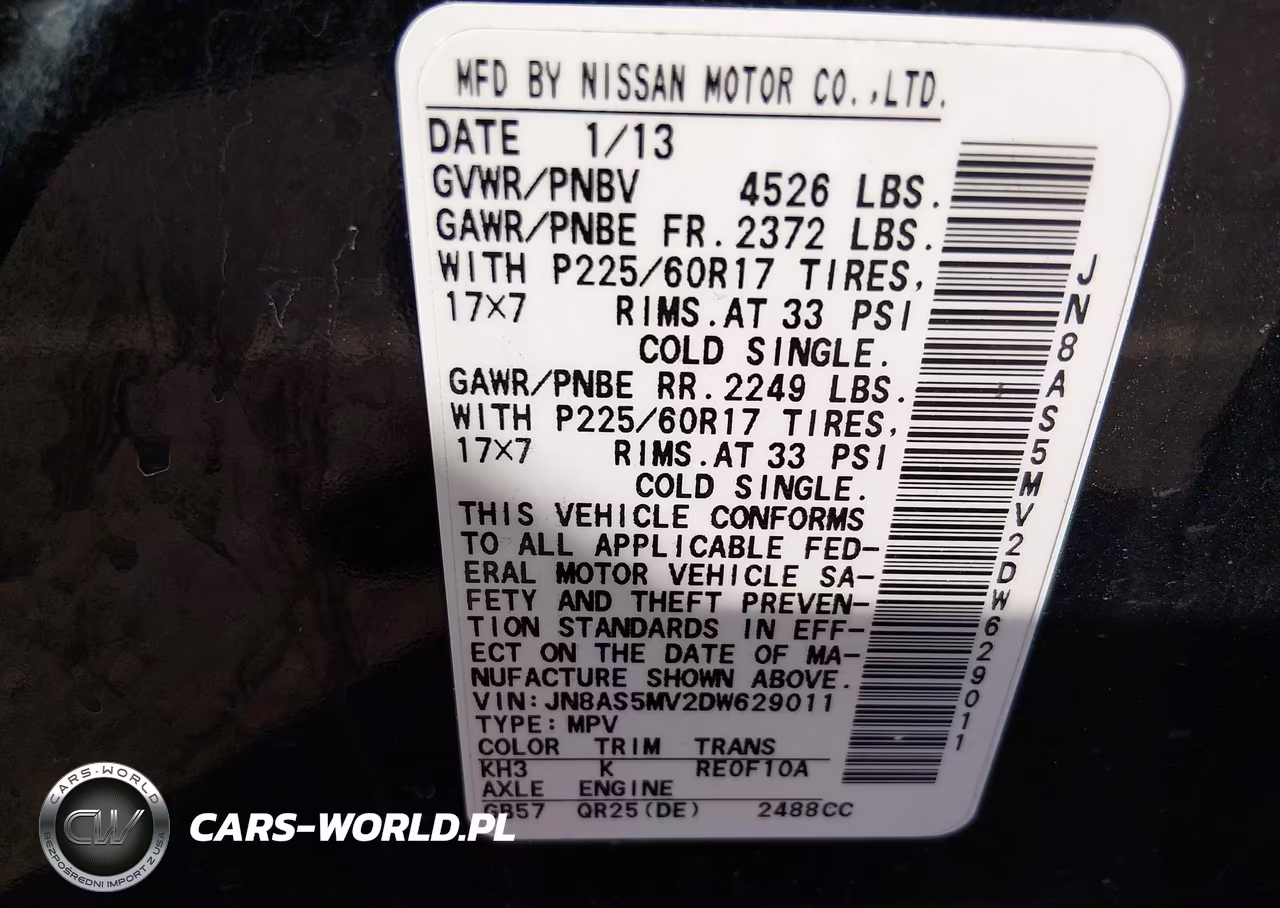 2013 Nissan Rogue Sv VIN:JN8AS5MV2DW629011 - 9