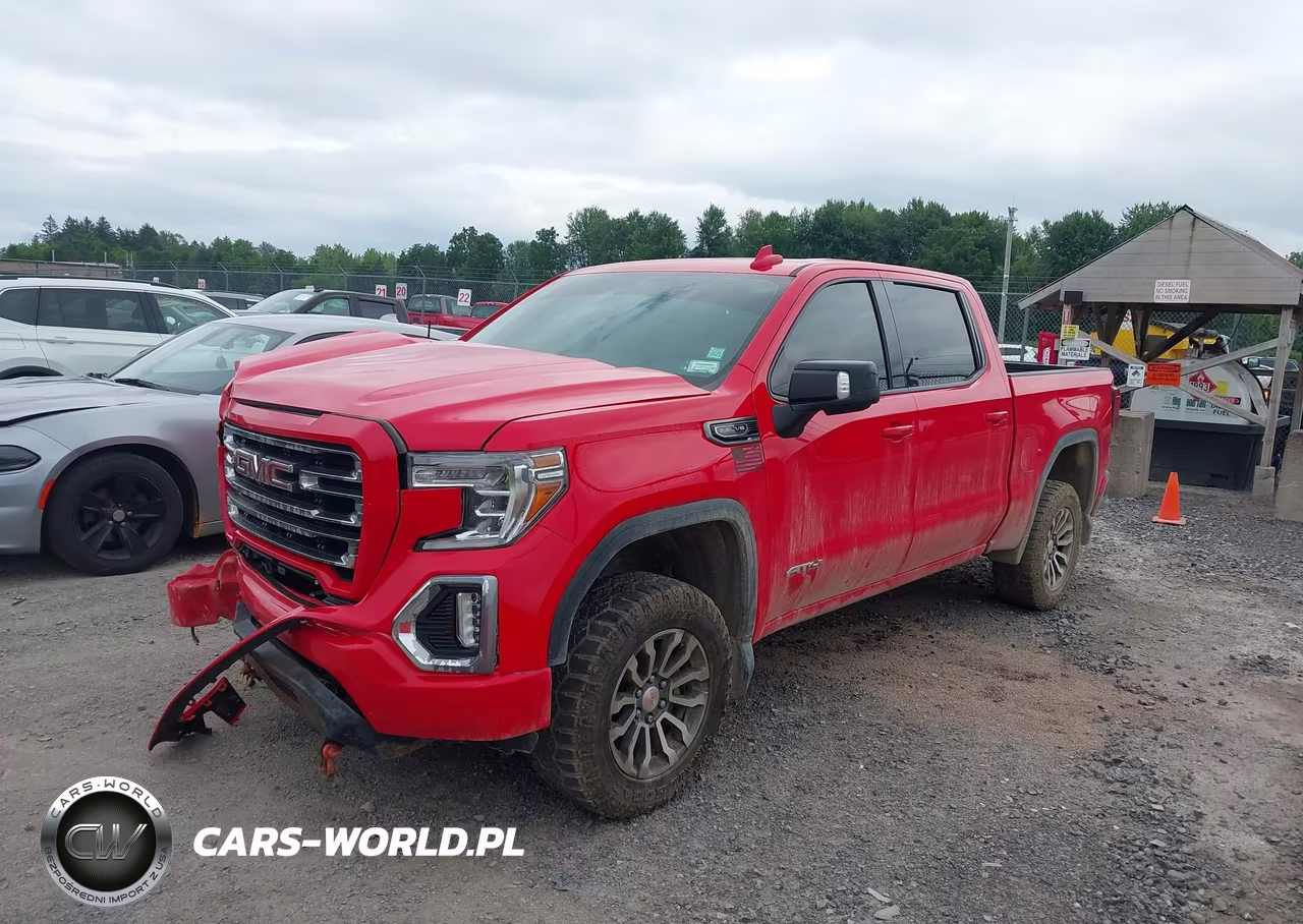 2021 GMC Sierra 1500 4Wd Short Box At4 VIN:1GTP9EED6MZ236120 - 2