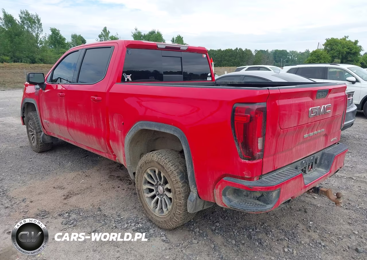 2021 GMC Sierra 1500 4Wd Short Box At4 VIN:1GTP9EED6MZ236120 - 3