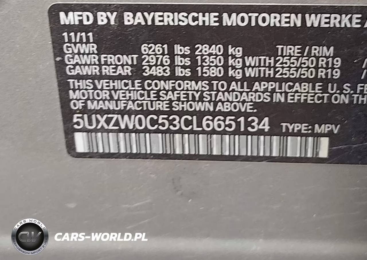 2012 BMW X5 xDrive35D VIN:5UXZW0C53CL665134 - 9