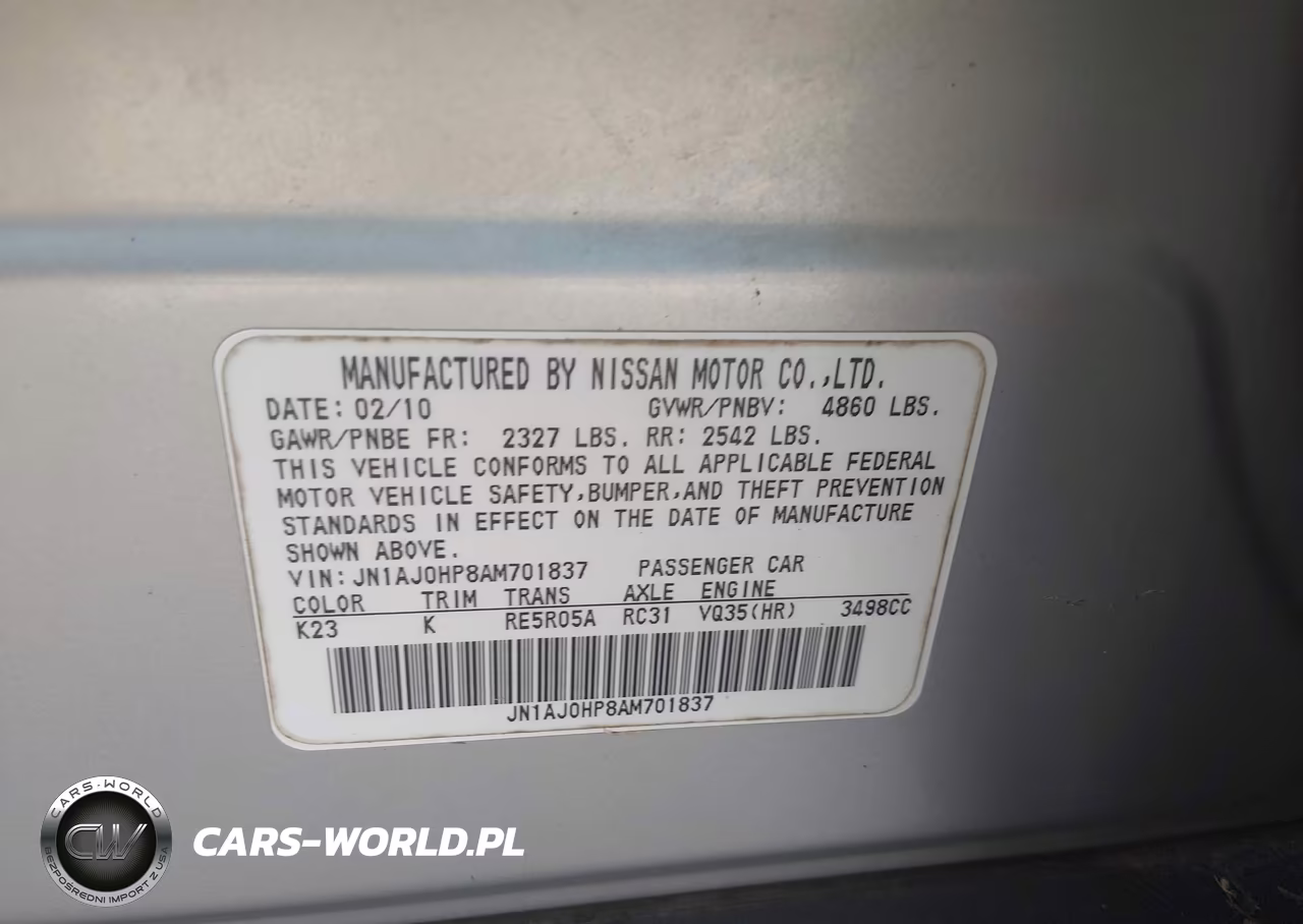 2010 Infiniti Ex35 Journey VIN:JN1AJ0HP8AM701837 - 9