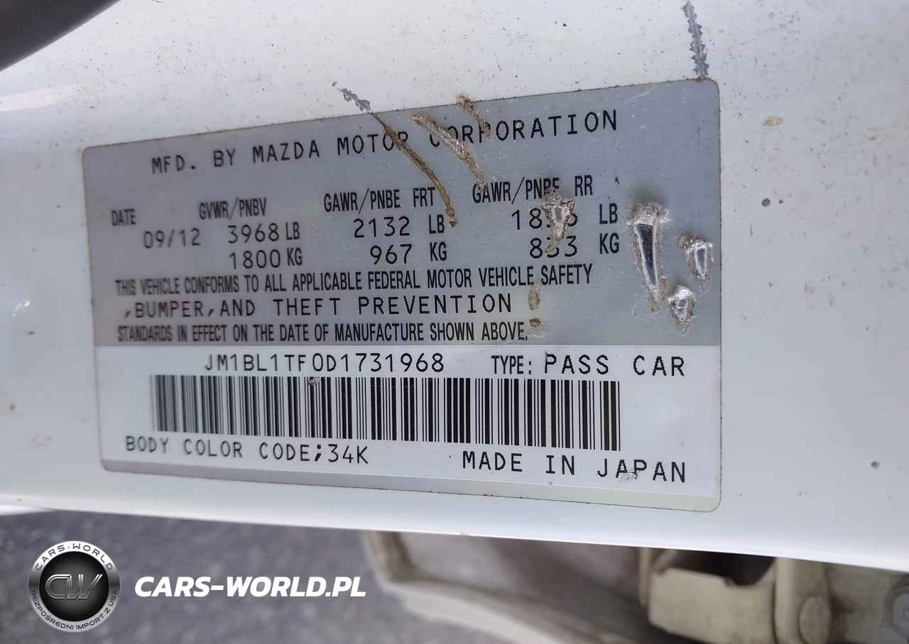 2013 Mazda Mazda3 I Sv VIN:JM1BL1TF0D1731968 - 9