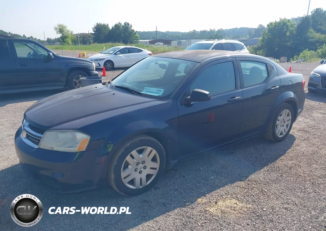 2013 Dodge Avenger Se V6 VIN:1C3CDZAG9DN749247 - 2