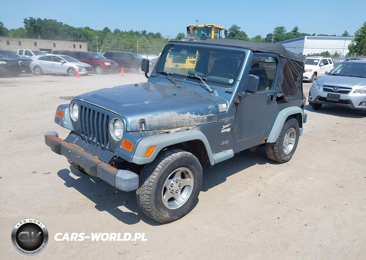 1998 Jeep Wrangler Sport VIN:1J4FY19S8WP709816 - 2