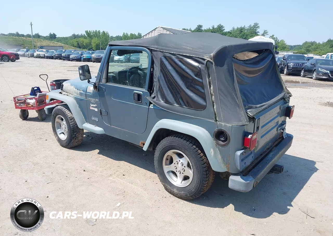 1998 Jeep Wrangler Sport VIN:1J4FY19S8WP709816 - 3