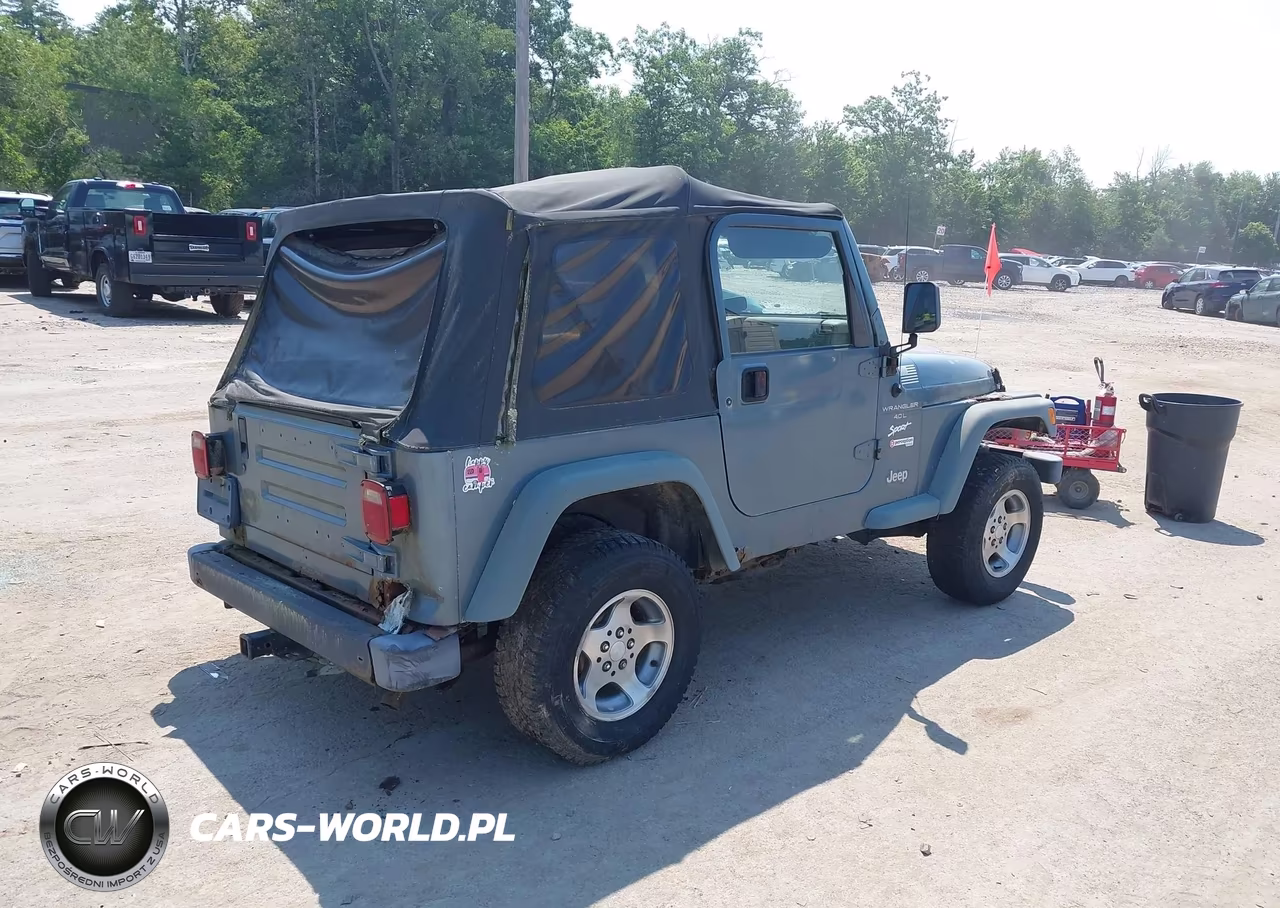 1998 Jeep Wrangler Sport VIN:1J4FY19S8WP709816 - 4