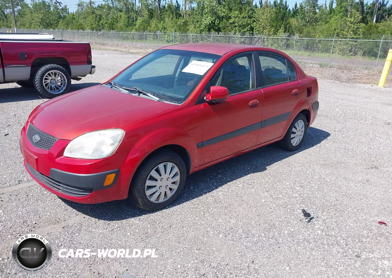 2009 Kia Rio Lx VIN:KNADE223496519260 - 2