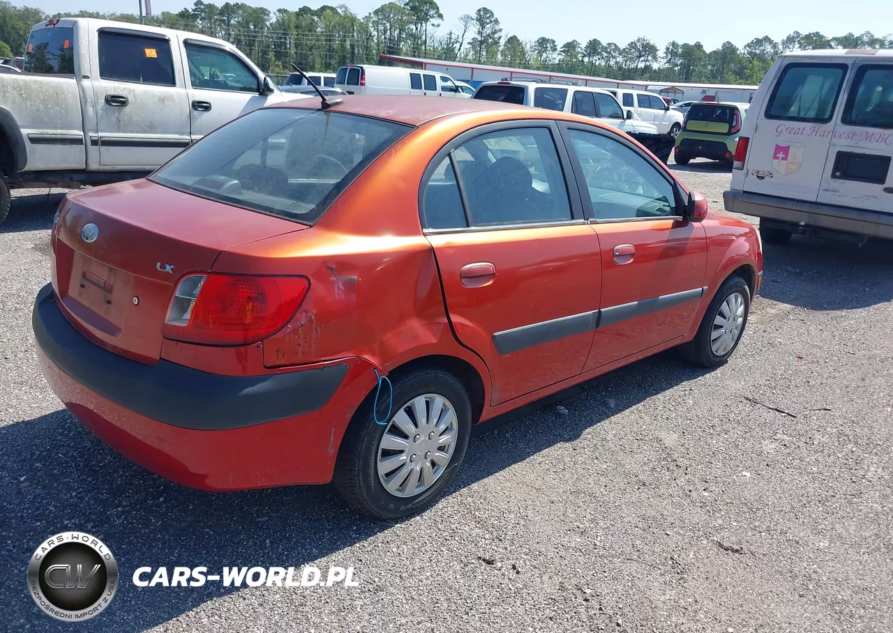 2009 Kia Rio Lx VIN:KNADE223496519260 - 4