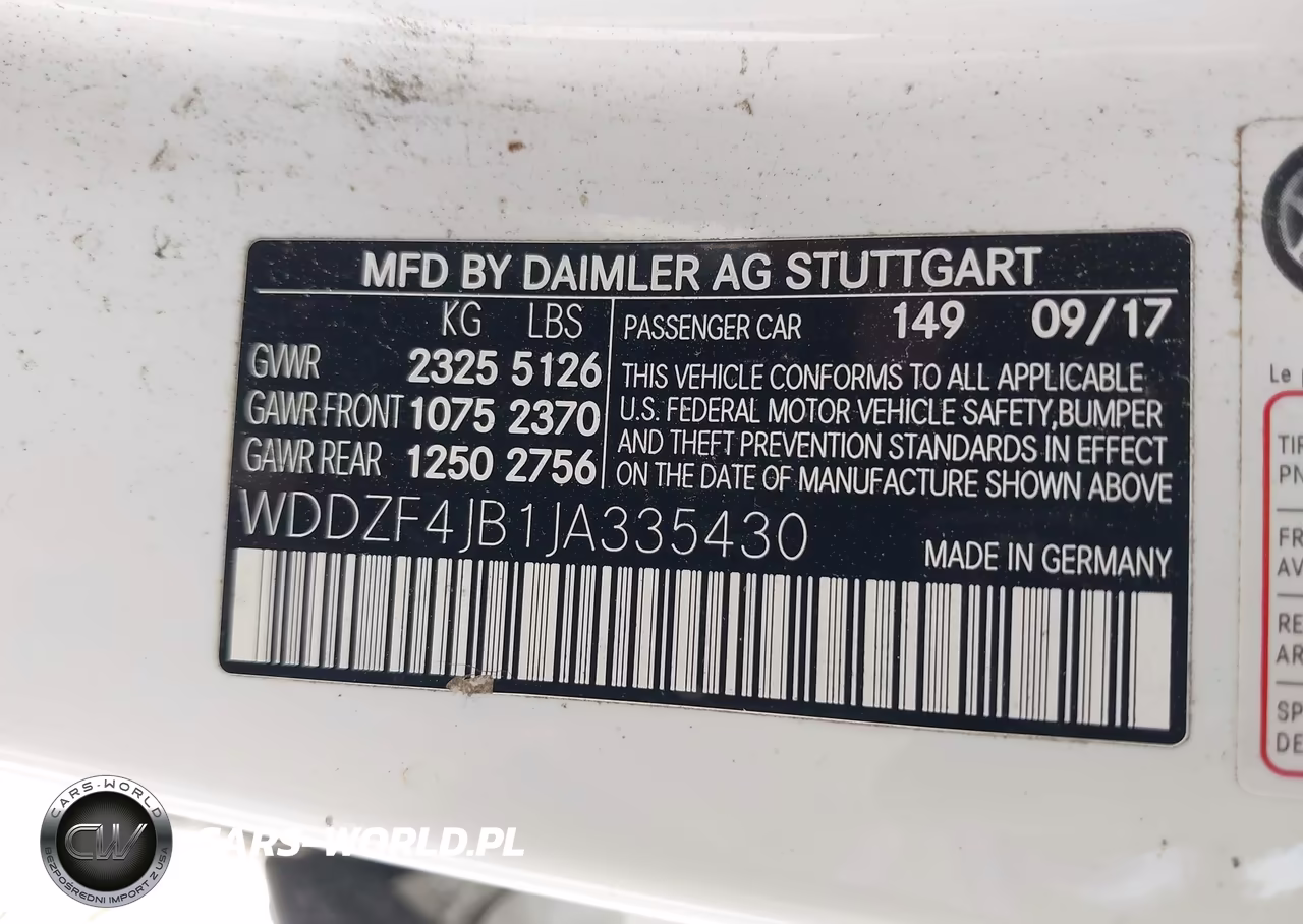 2018 Mercedes-Benz E 300 VIN:WDDZF4JB1JA335430 - 9