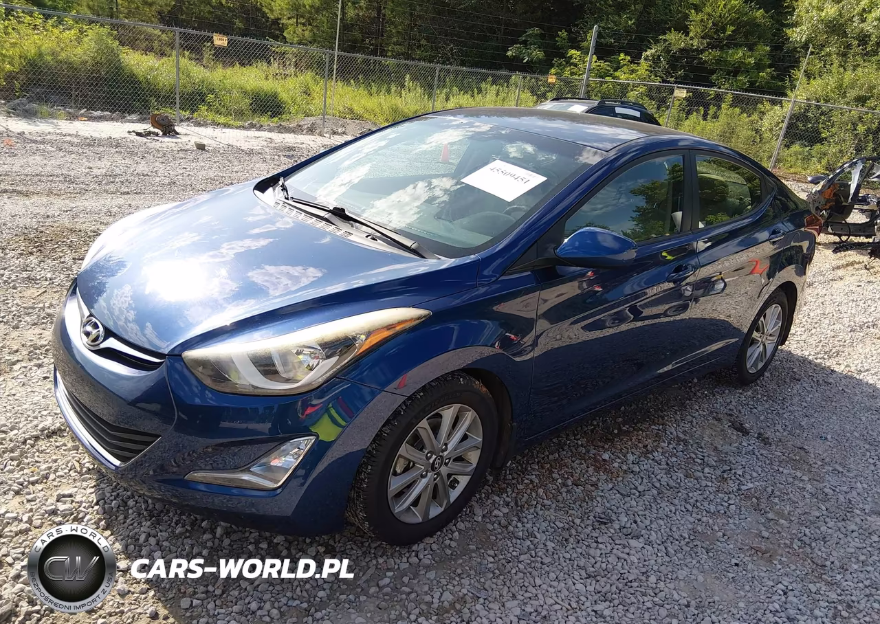 2016 Hyundai Elantra Se VIN:5NPDH4AE5GH724968 - 2