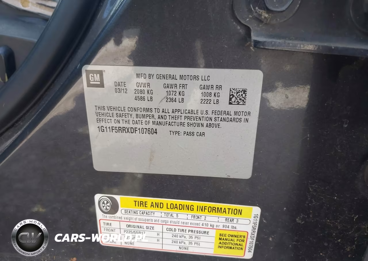 2013 Chevrolet Malibu Eco Premium Audio VIN:1G11F5RRXDF107604 - 9