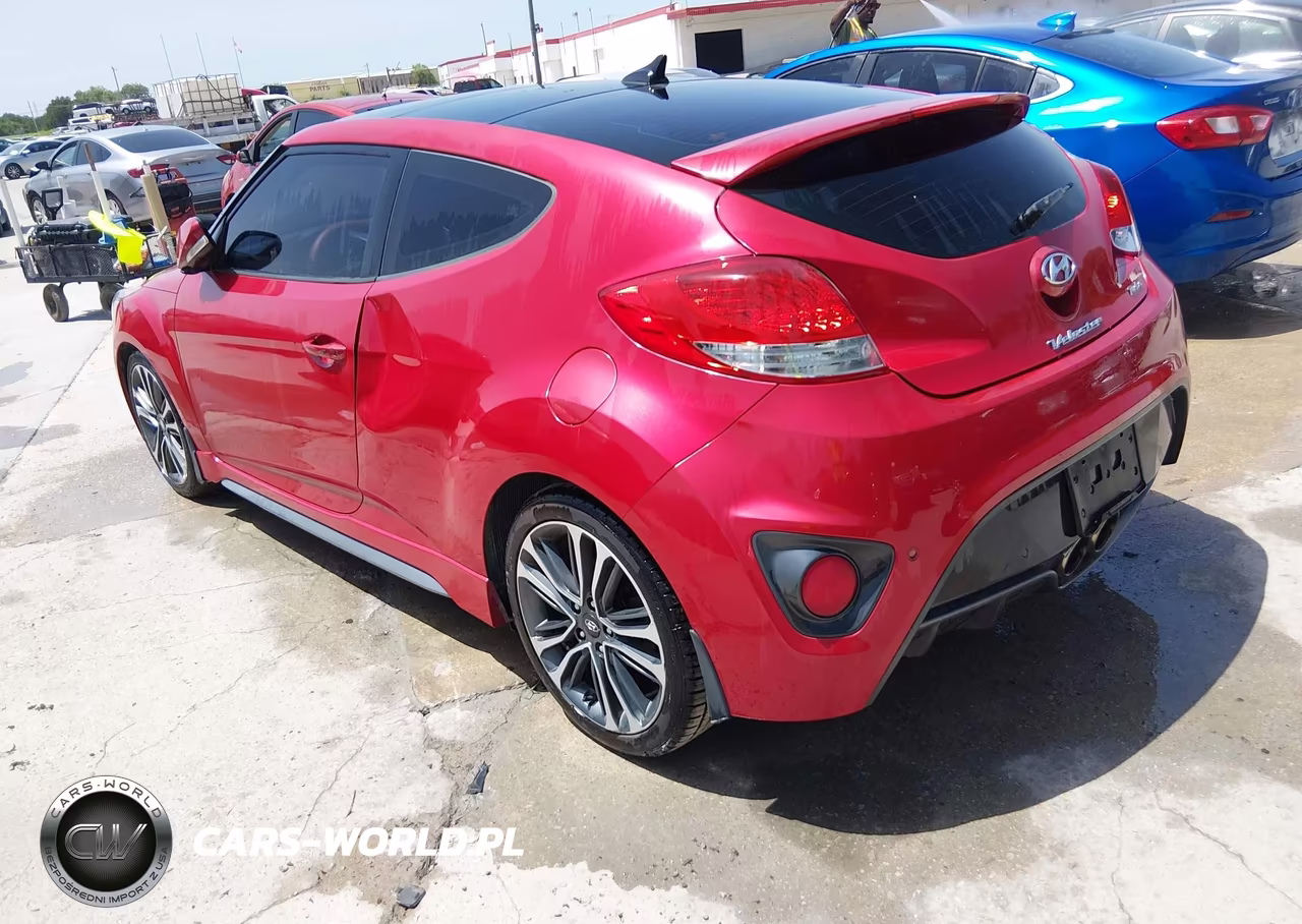 2016 Hyundai Veloster Turbo VIN:KMHTC6AE6GU257860 - 3