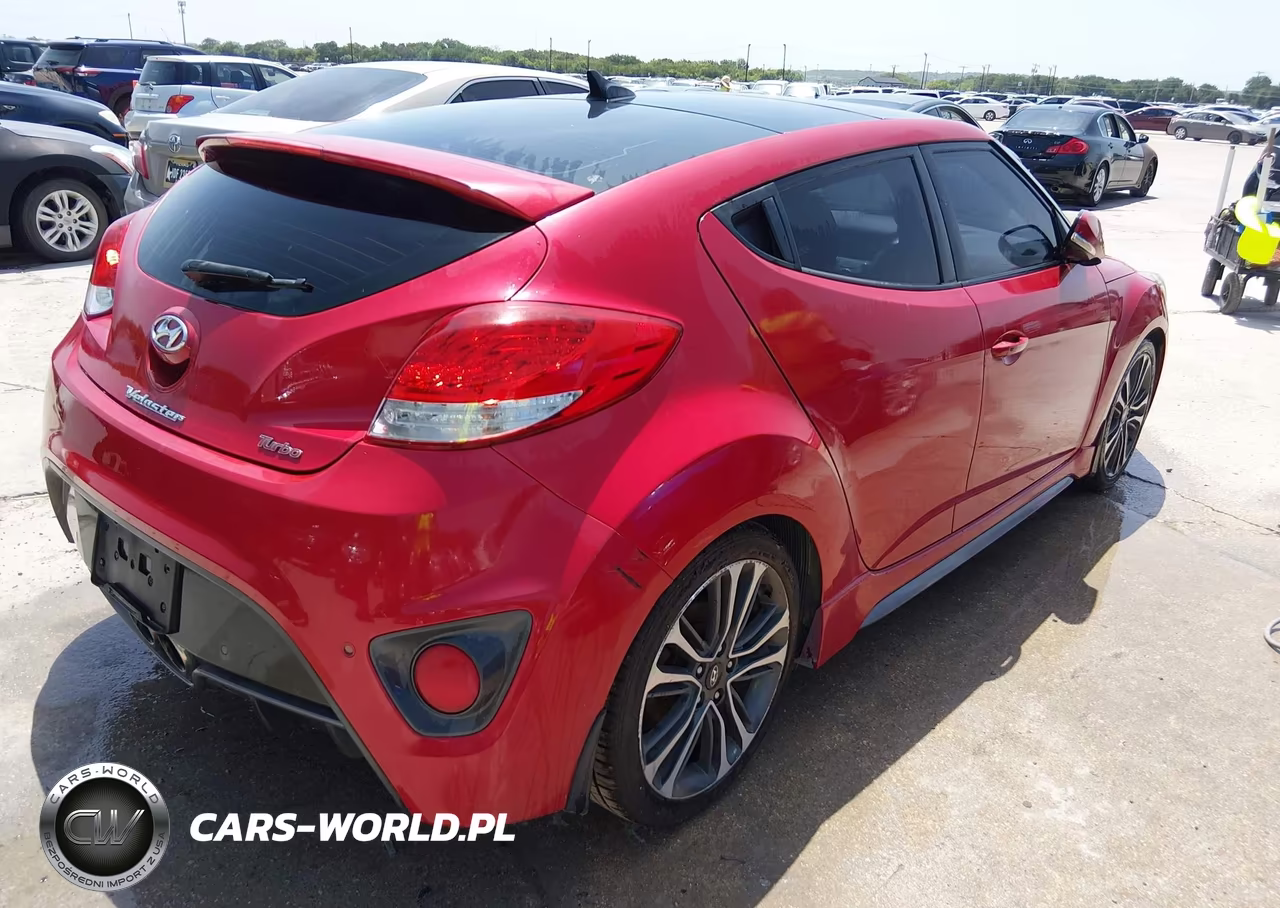 2016 Hyundai Veloster Turbo VIN:KMHTC6AE6GU257860 - 4