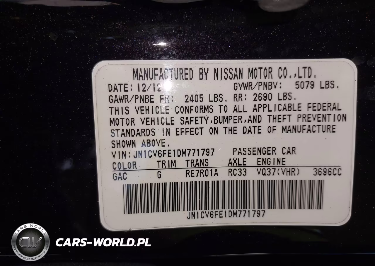 2013 Infiniti G37 VIN:JN1CV6FE1DM771797 - 9