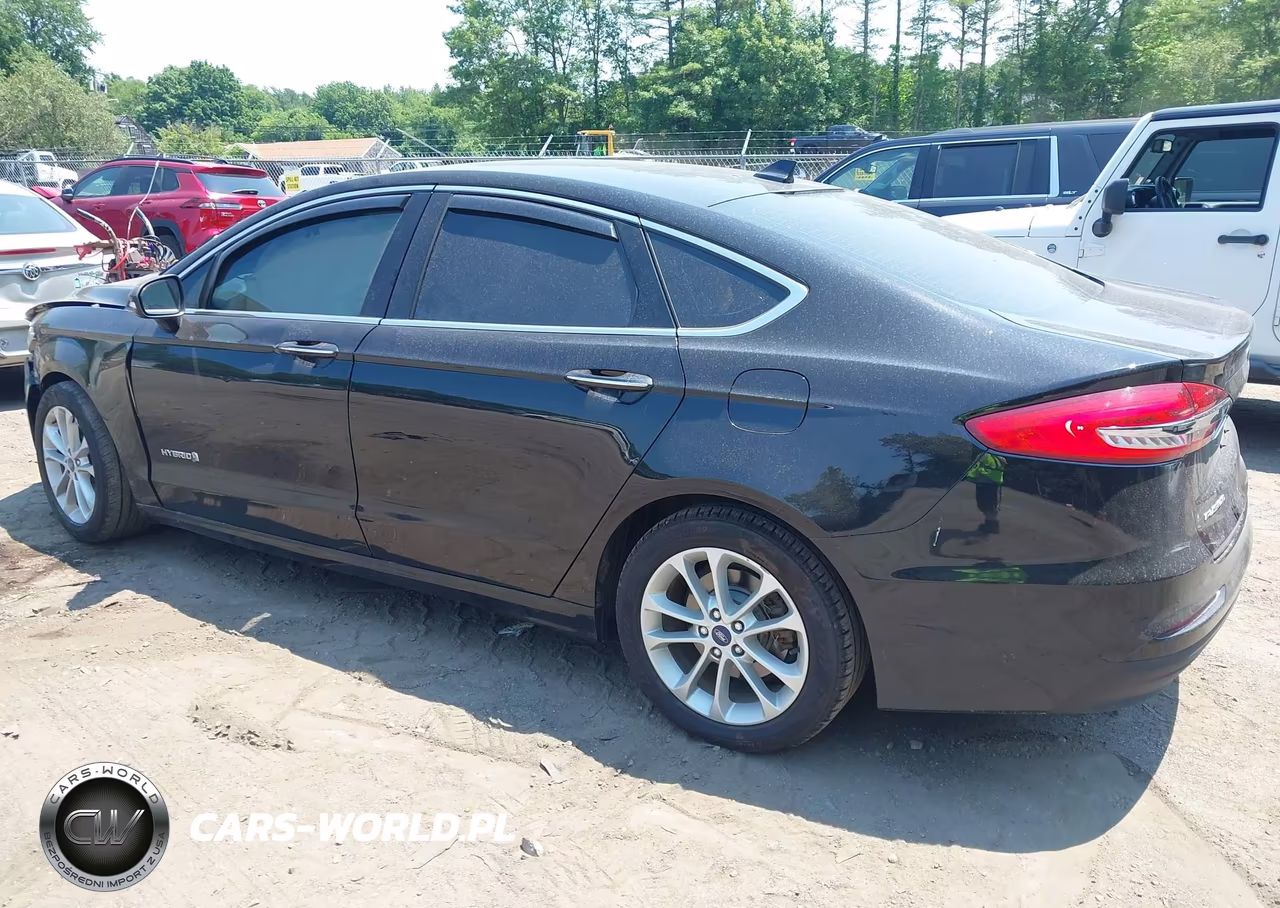 2019 Ford Fusion Hybrid Sel VIN:3FA6P0MU1KR190323 - 3