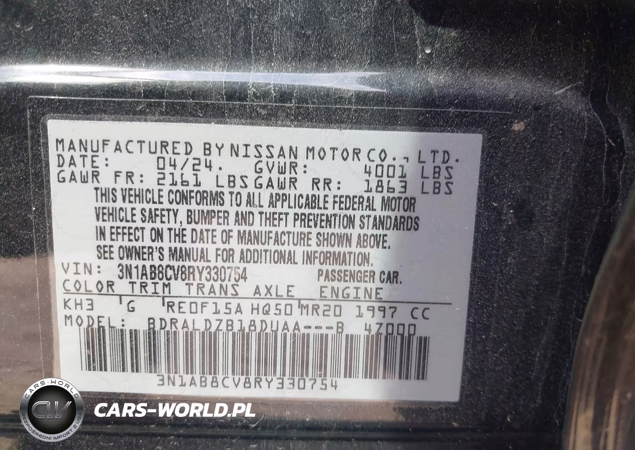 2024 NISSAN SENTRA SV XTRONIC CVT VIN:3N1AB8CV8RY330754 - 9